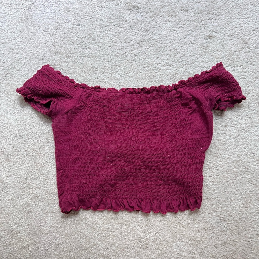 X Small-Medium Off Shoulder Crop Top Women’s
